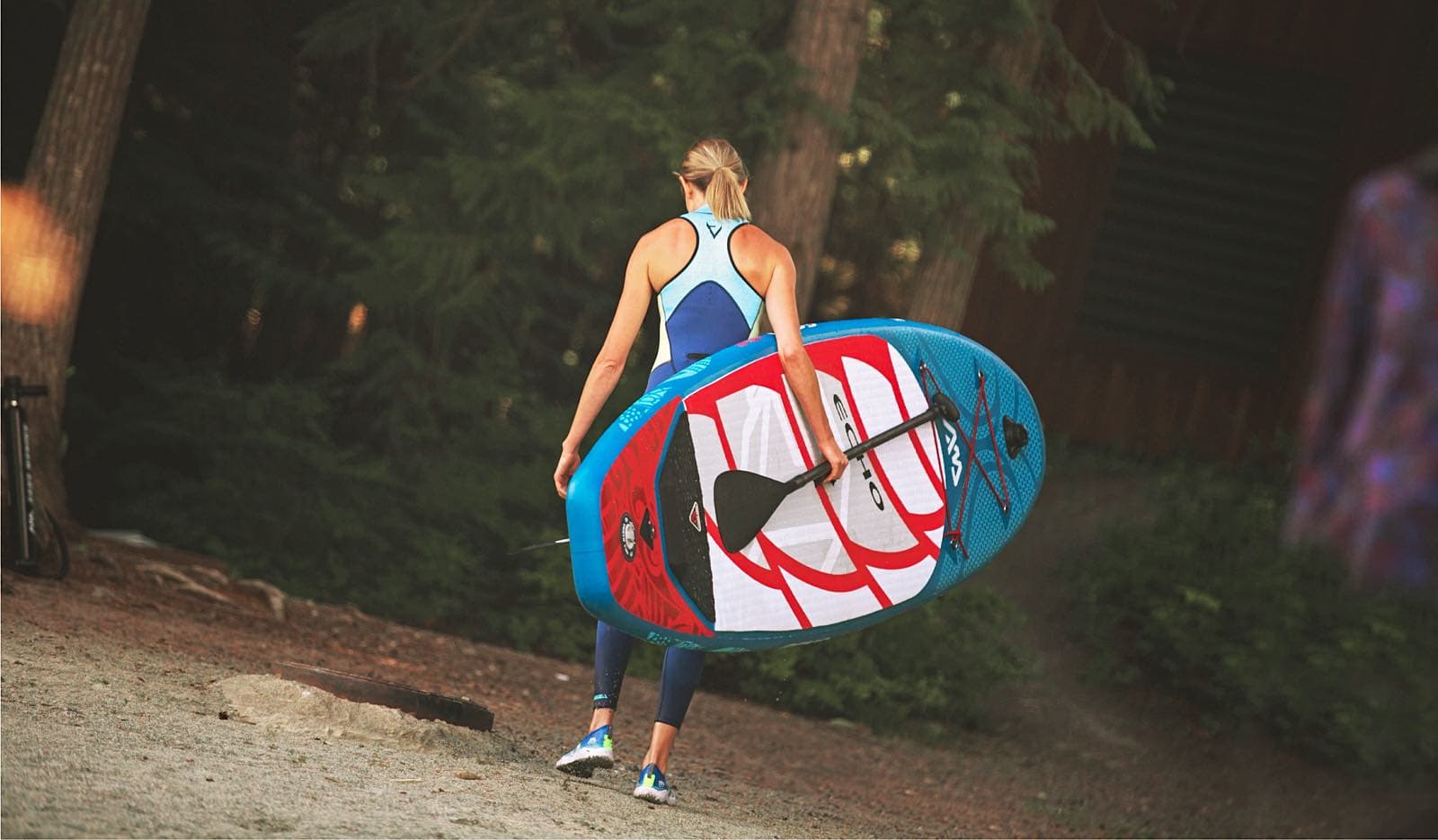 woman paddleboard header